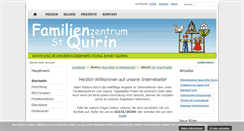 Desktop Screenshot of kita-quirin.de